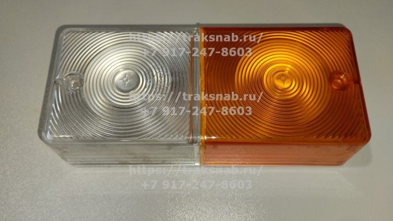 Стекло переднего фонаря Ф-402 (пластмас.) — 1